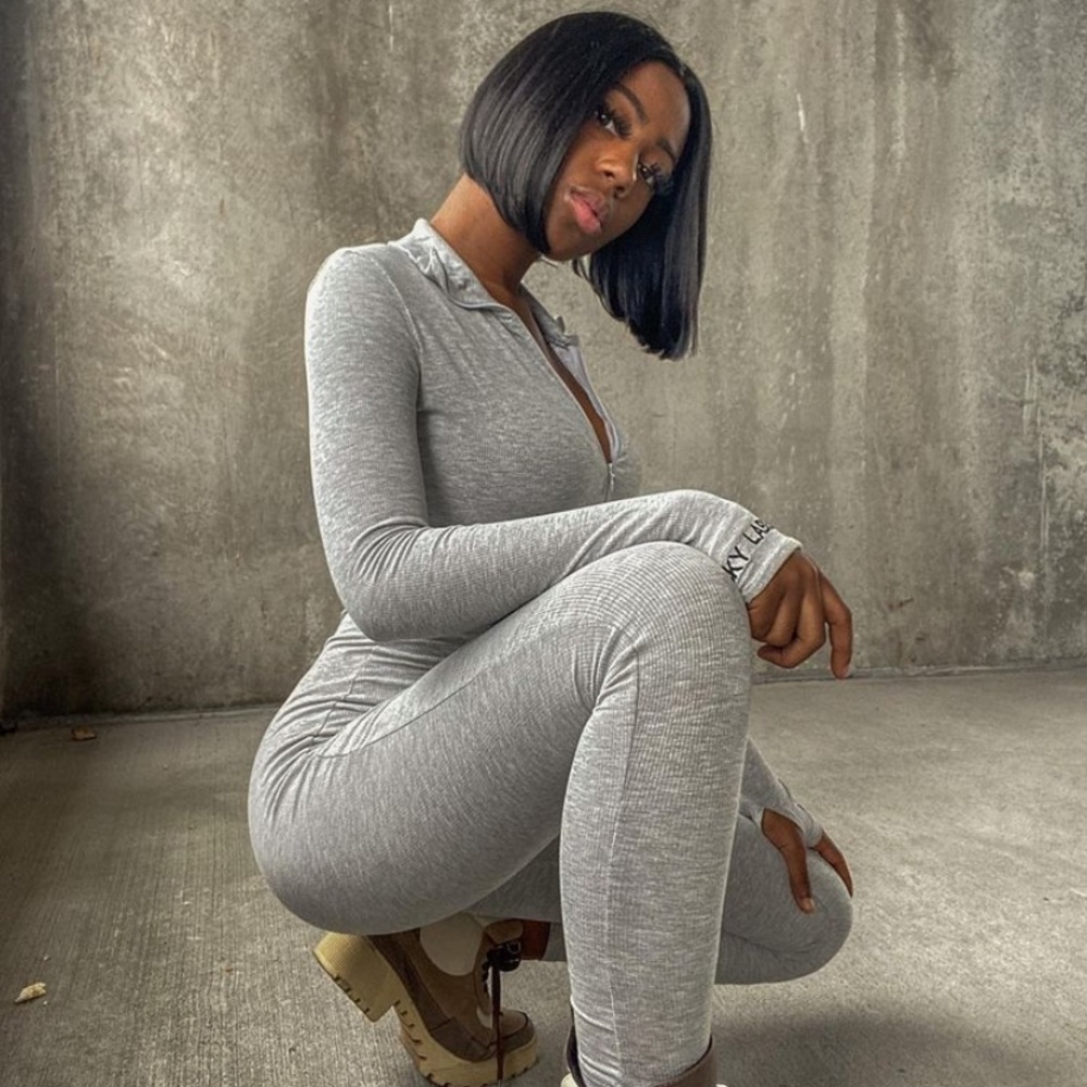 Grey Jumpsuit